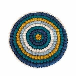 Kate Spade New York's Crochet Bobble Beret Blue Multi
NWT